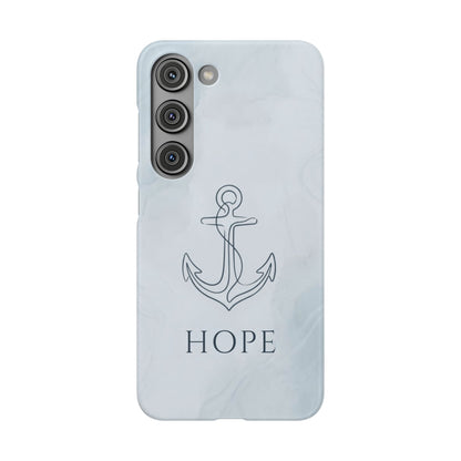 Hope Marble Nautical Snap Case
