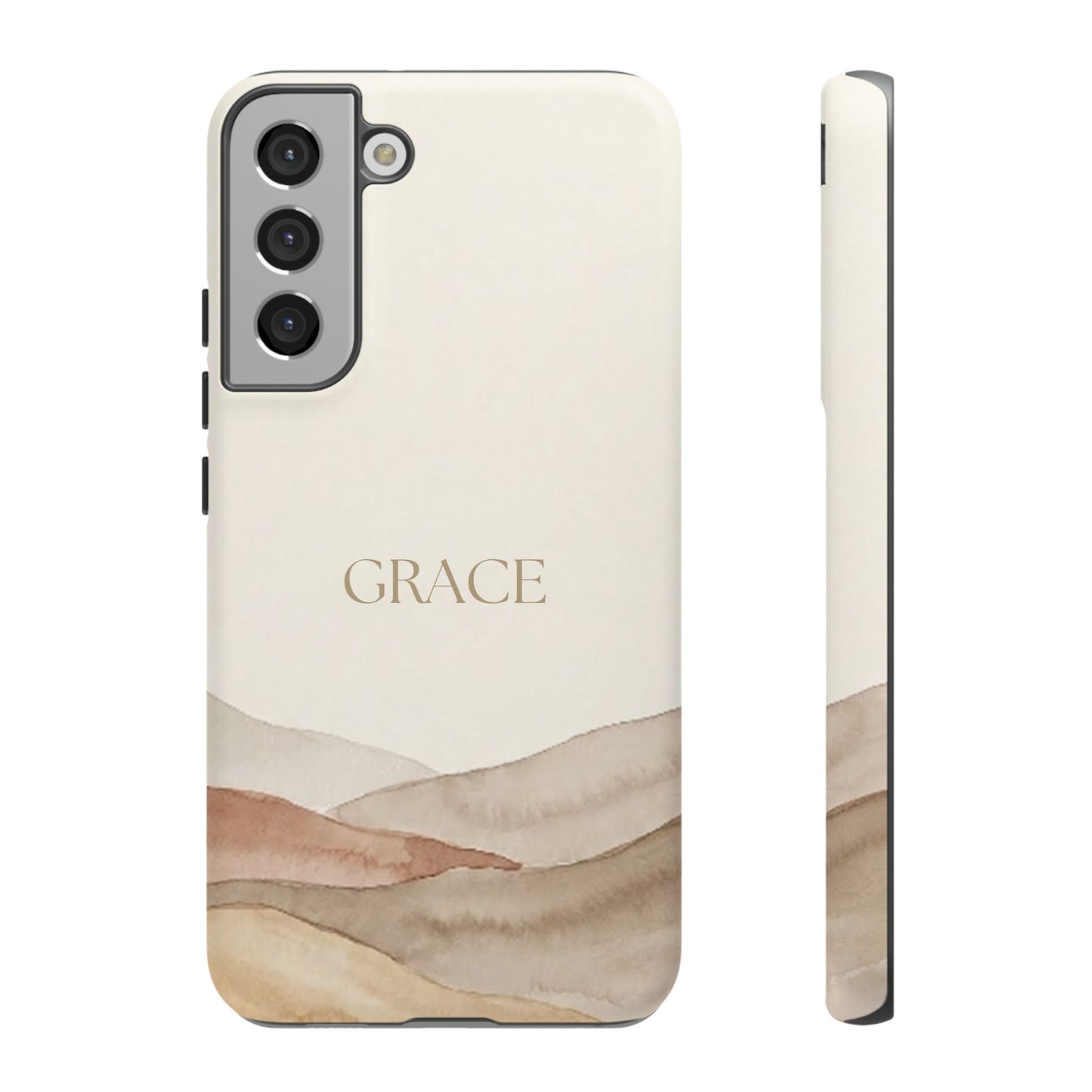 Grace Watercolor Mountains Tough Phone Case
