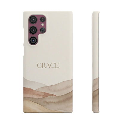Grace Neutral Watercolour Snap Case