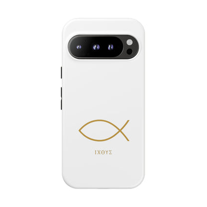 Gold Ichthys Fish Phone Case