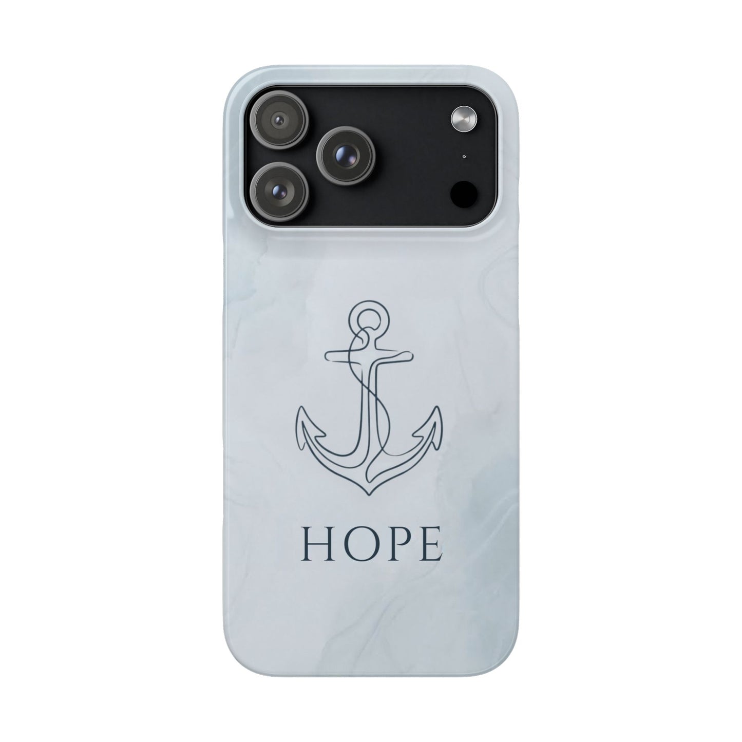 Hope Marble Nautical Snap Case
