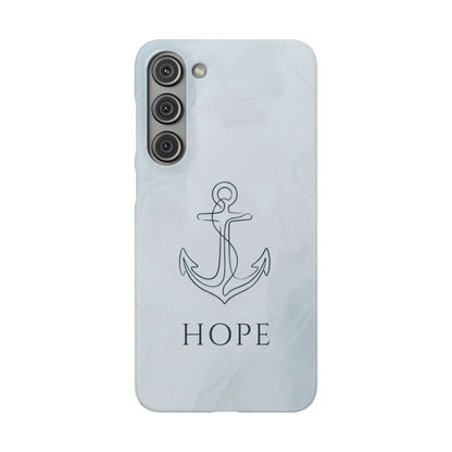 Hope Marble Nautical Snap Case