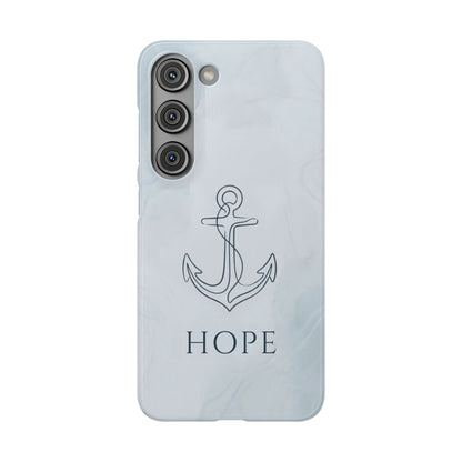 Hope Marble Nautical Snap Case