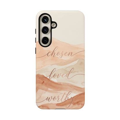 Chosen, Loved, Worthy Tough Case