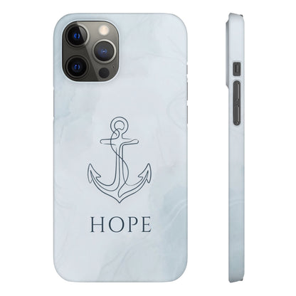 Hope Marble Nautical Snap Case