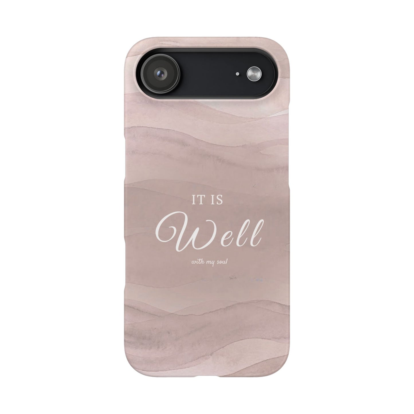 It Is Well Pink Snap Case