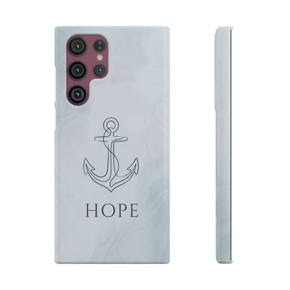 Hope Marble Nautical Snap Case