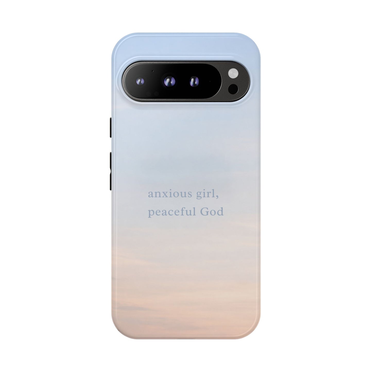 Anxious Girl, Peaceful God Phone Case
