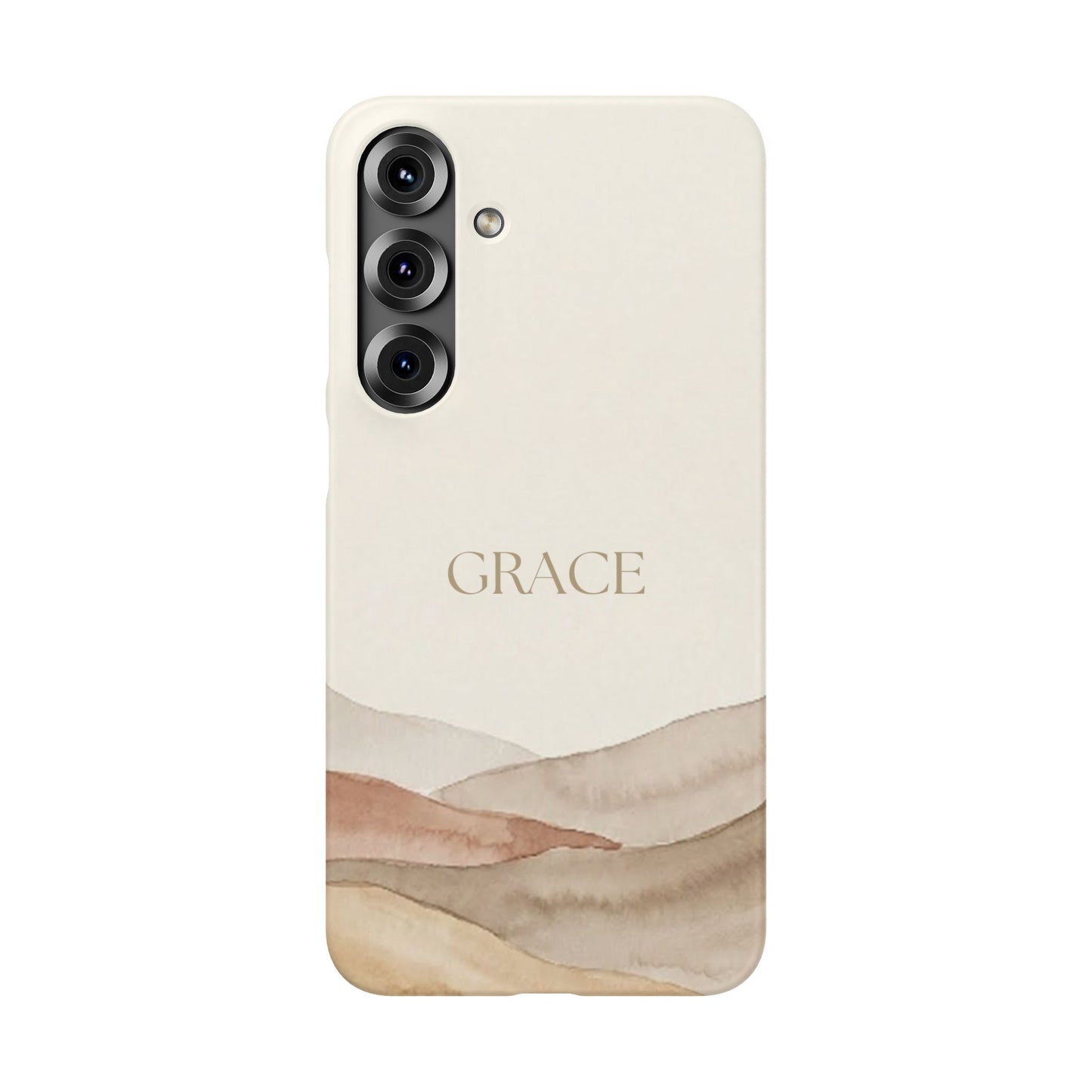 Grace Neutral Watercolour Snap Case