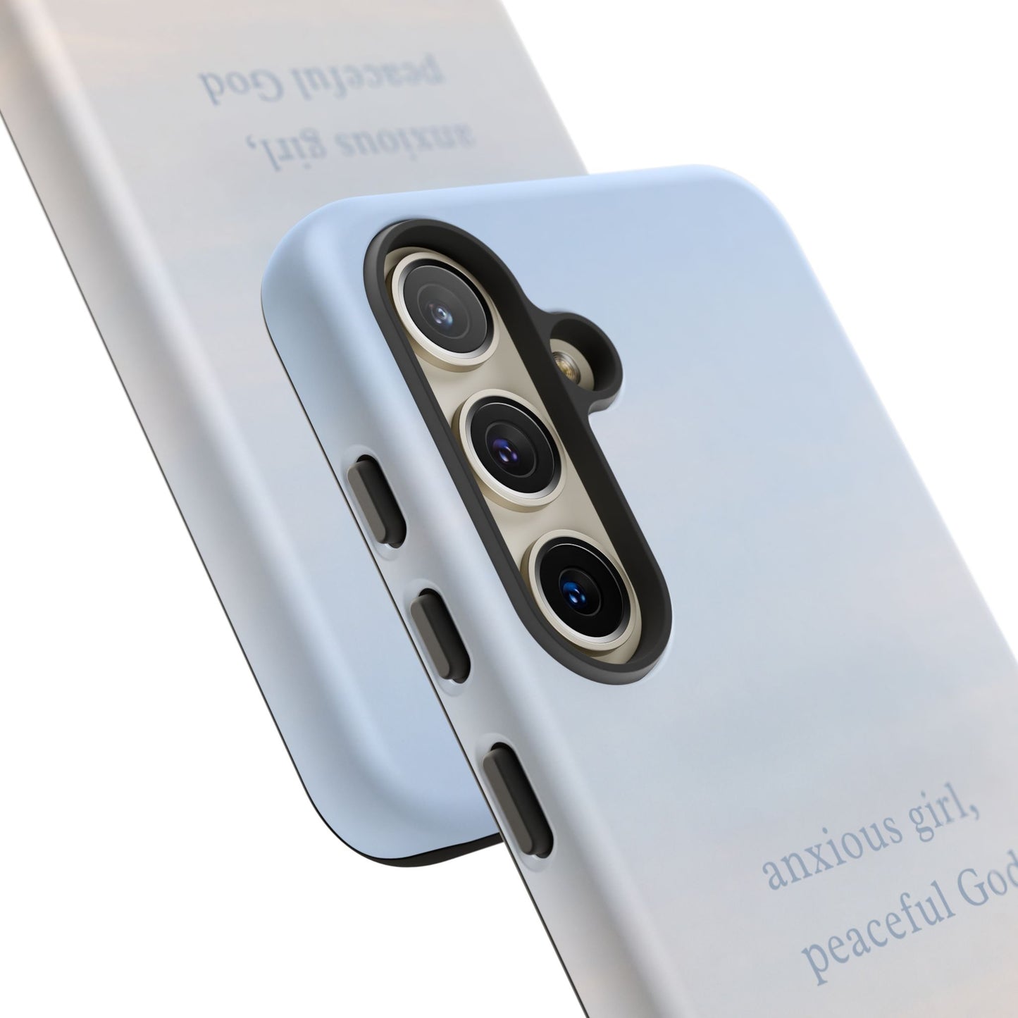 Anxious Girl, Peaceful God Phone Case