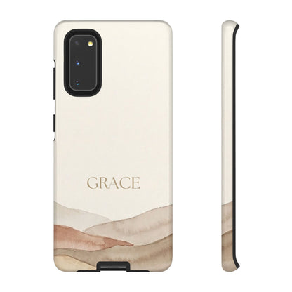 Grace Watercolor Mountains Tough Phone Case