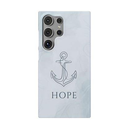 Hope Marble Nautical Snap Case