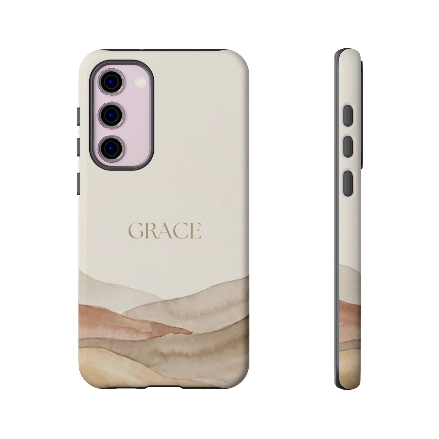Grace Watercolor Mountains Tough Phone Case