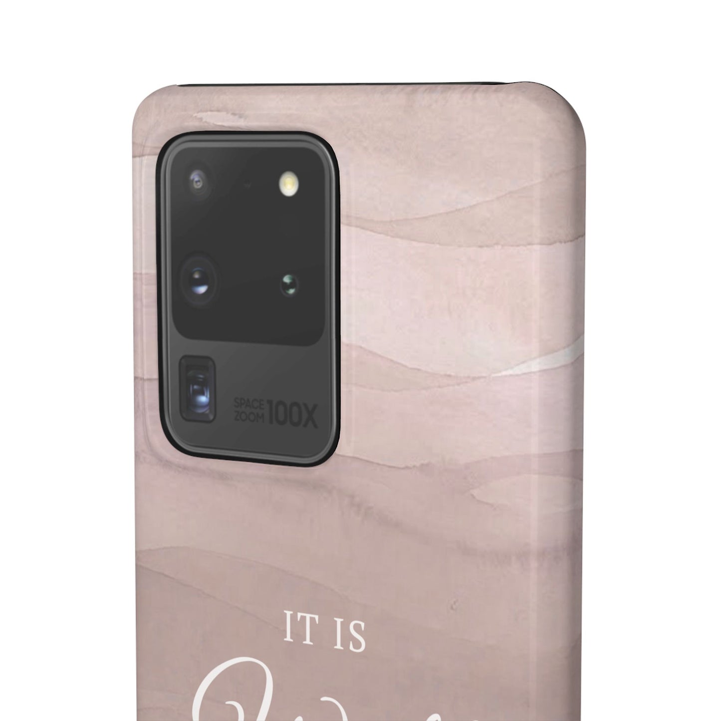 It Is Well Pink Snap Case