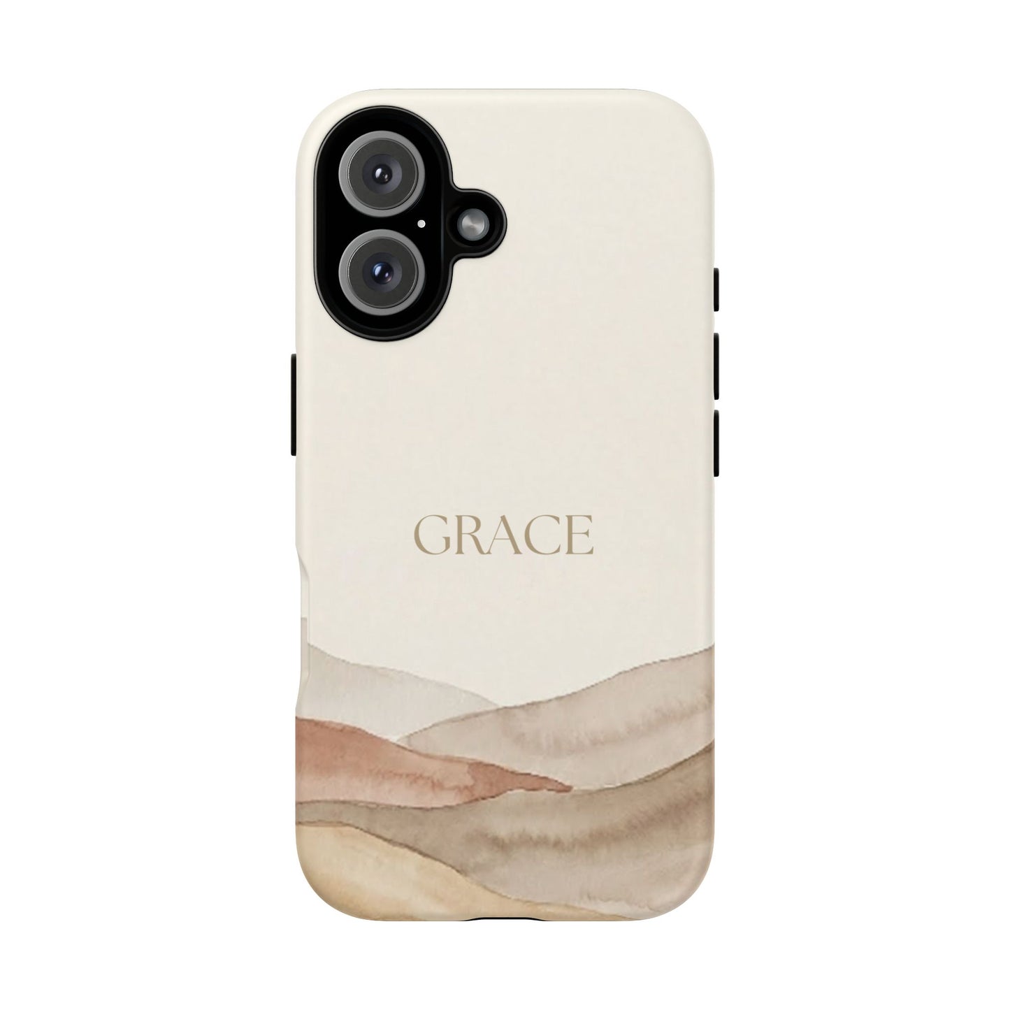 Grace Watercolor Mountains Tough Phone Case