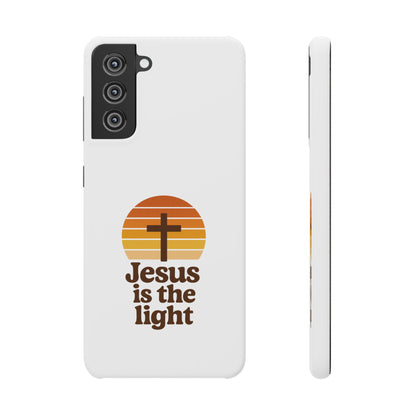 Jesus Is the Light Phone Case
