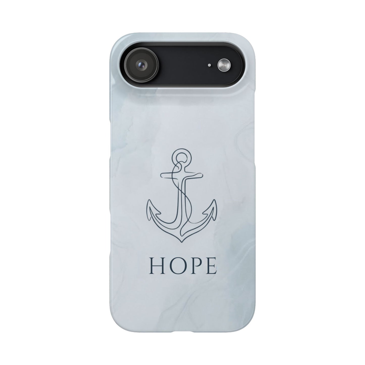 Hope Marble Nautical Snap Case
