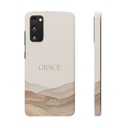 Grace Neutral Watercolour Snap Case