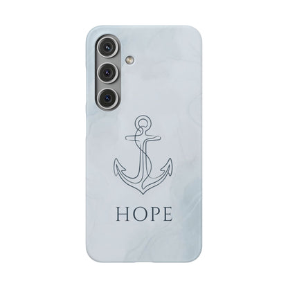 Hope Marble Nautical Snap Case
