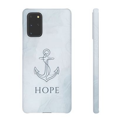 Hope Marble Nautical Snap Case
