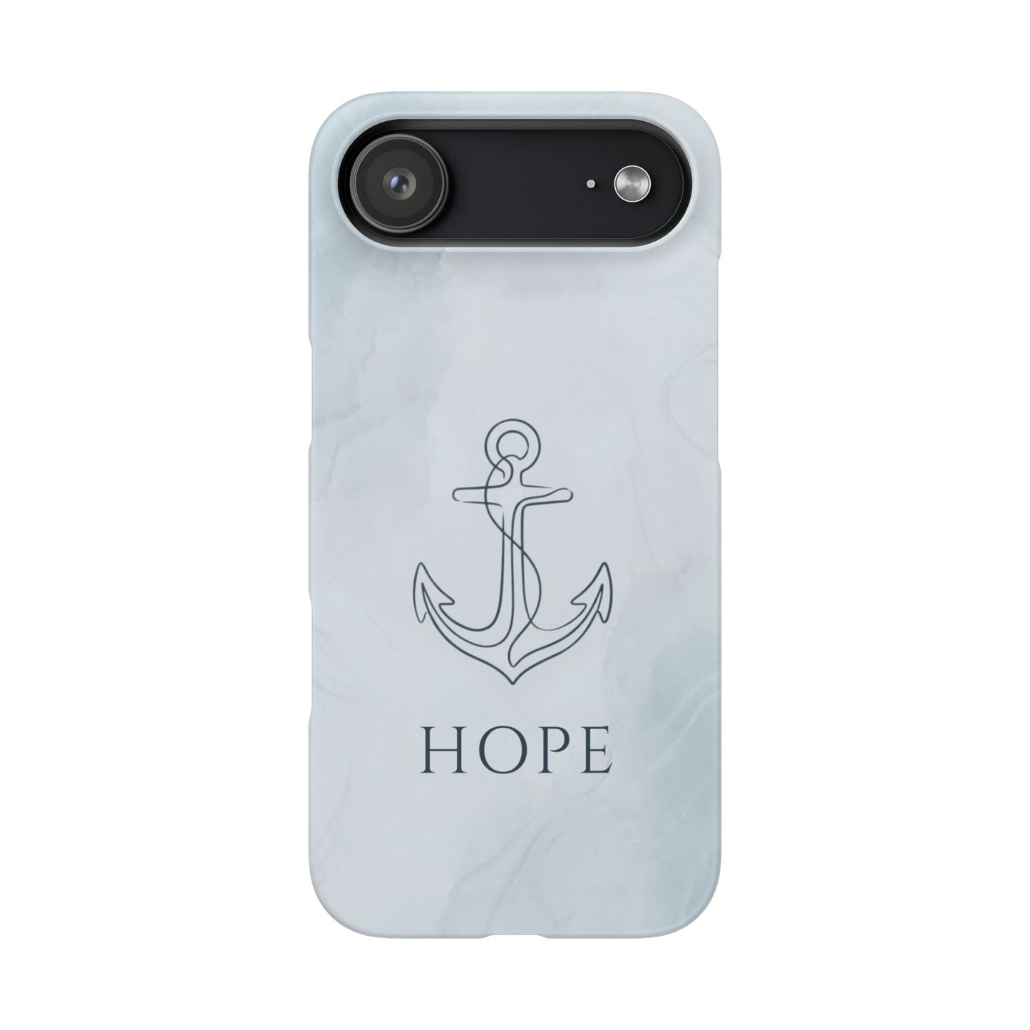 Hope Marble Nautical Snap Case