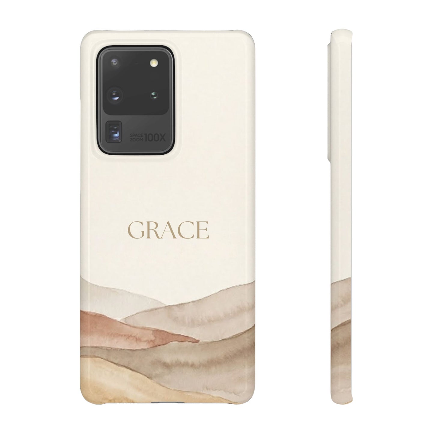 Grace Neutral Watercolour Snap Case