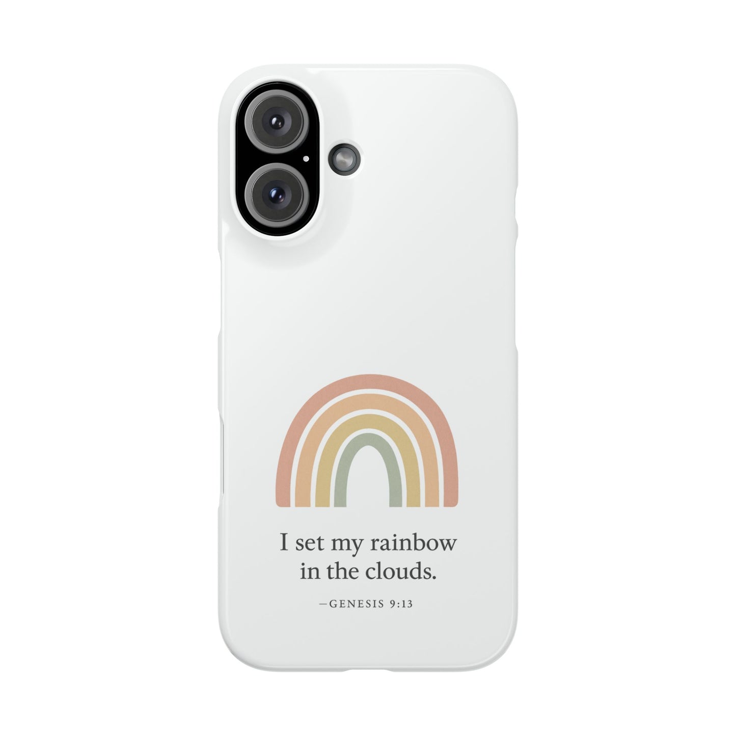 My Rainbow in the Clouds - Snap Case