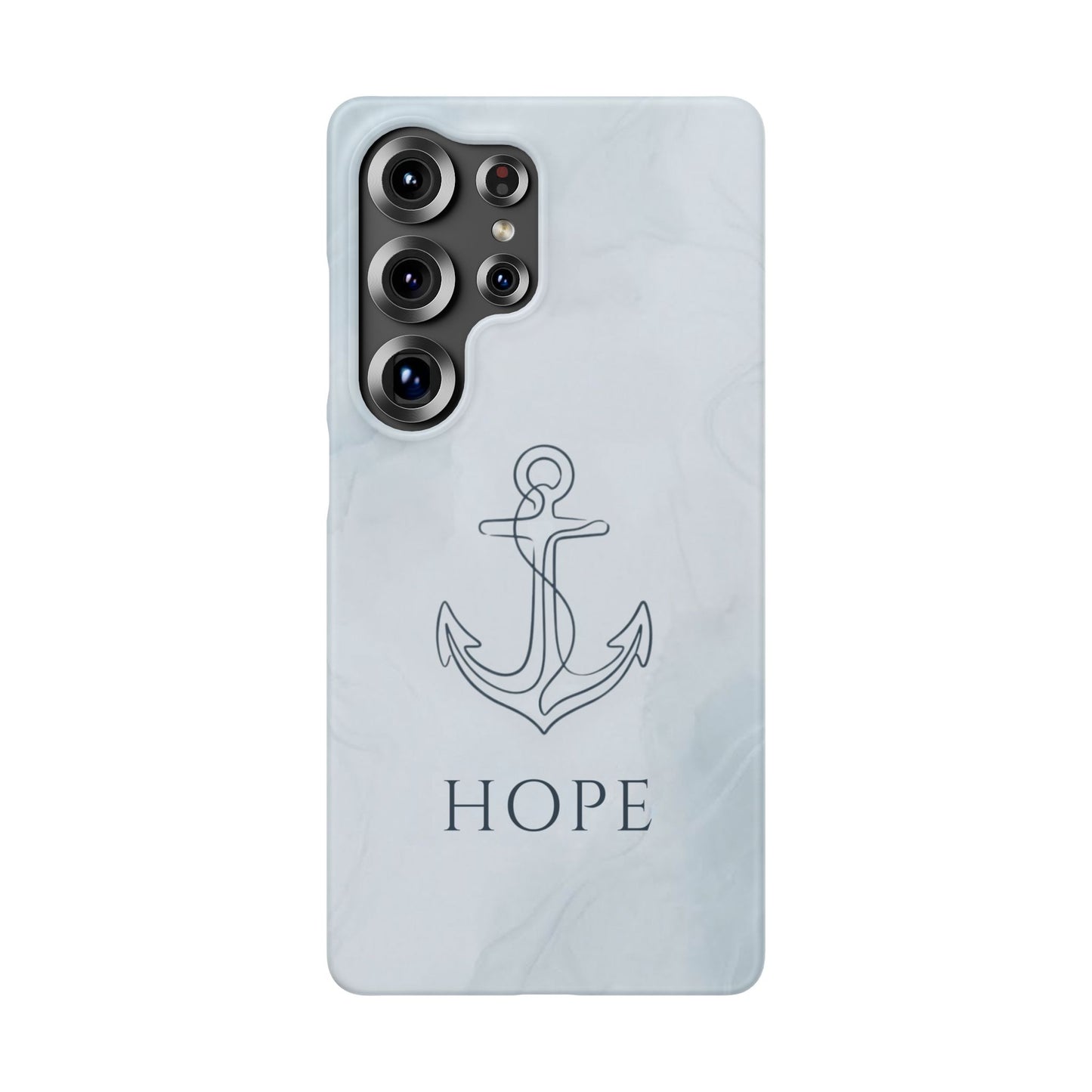 Hope Marble Nautical Snap Case