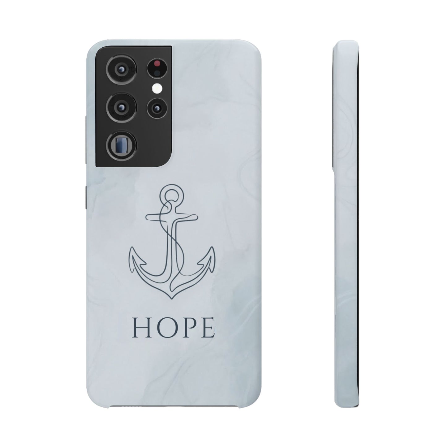 Hope Marble Nautical Snap Case