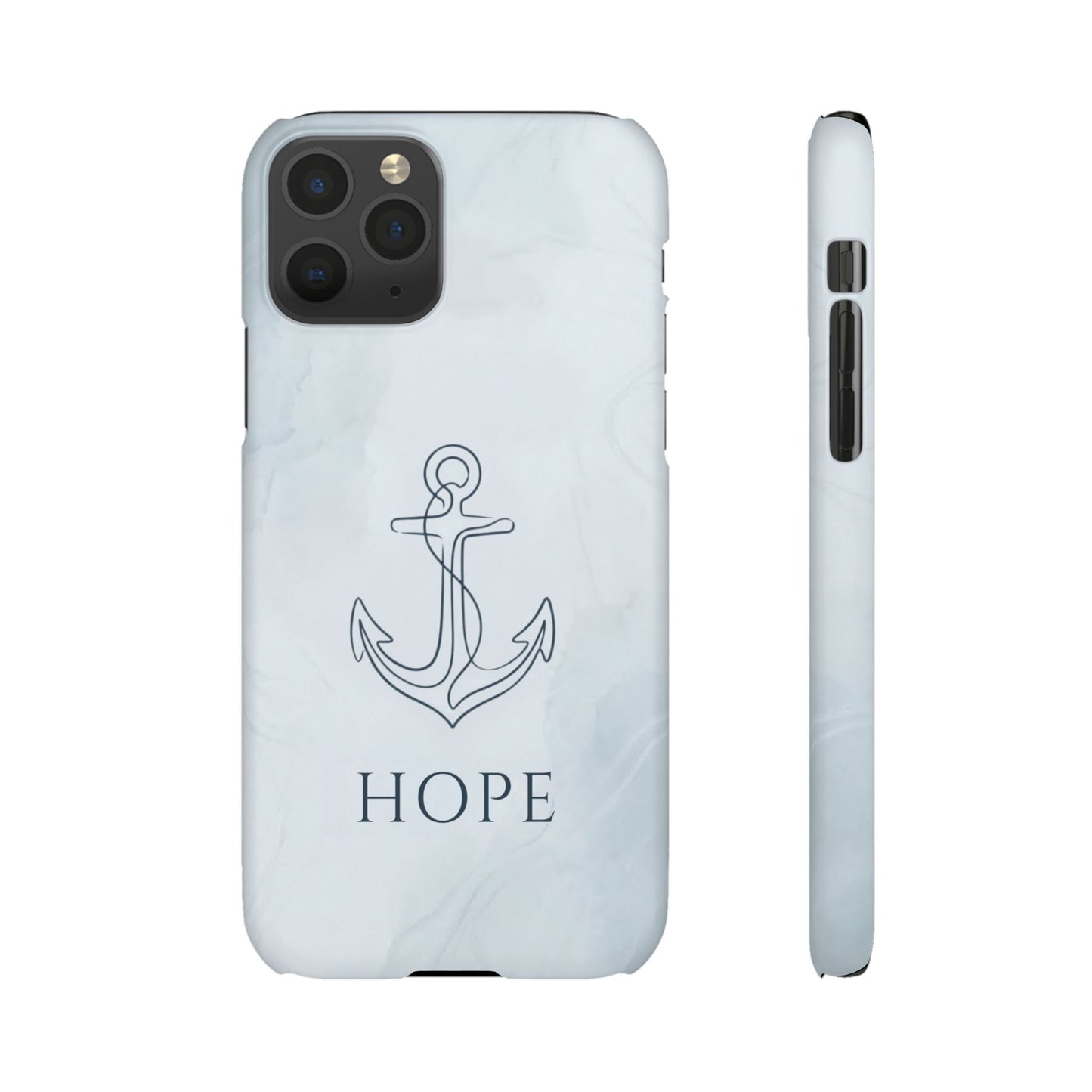 Hope Marble Nautical Snap Case