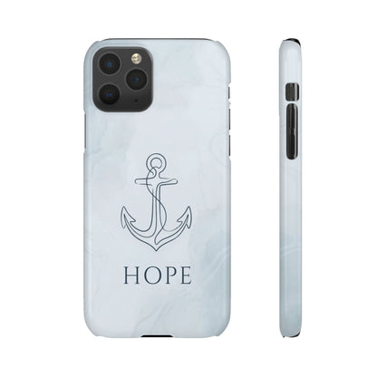 Hope Marble Nautical Snap Case