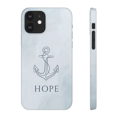 Hope Marble Nautical Snap Case