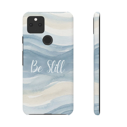 Be Still Blue Watercolour  – Snap Case