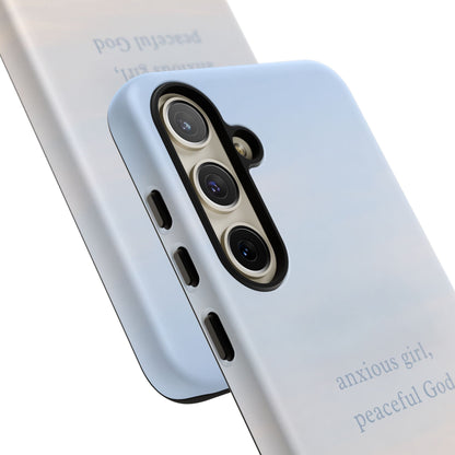 Anxious Girl, Peaceful God Phone Case