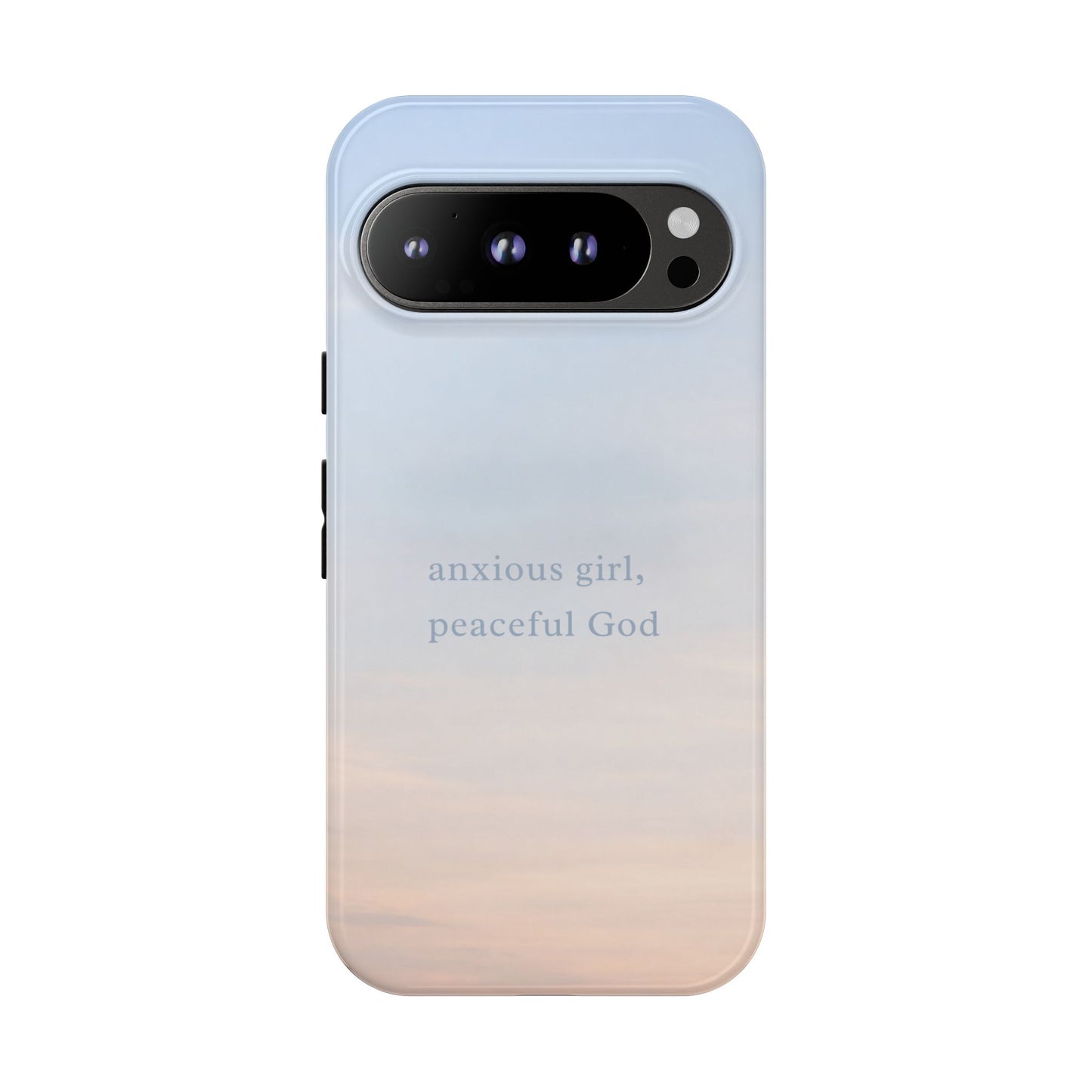 Anxious Girl, Peaceful God Phone Case