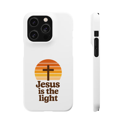 Jesus Is the Light Phone Case