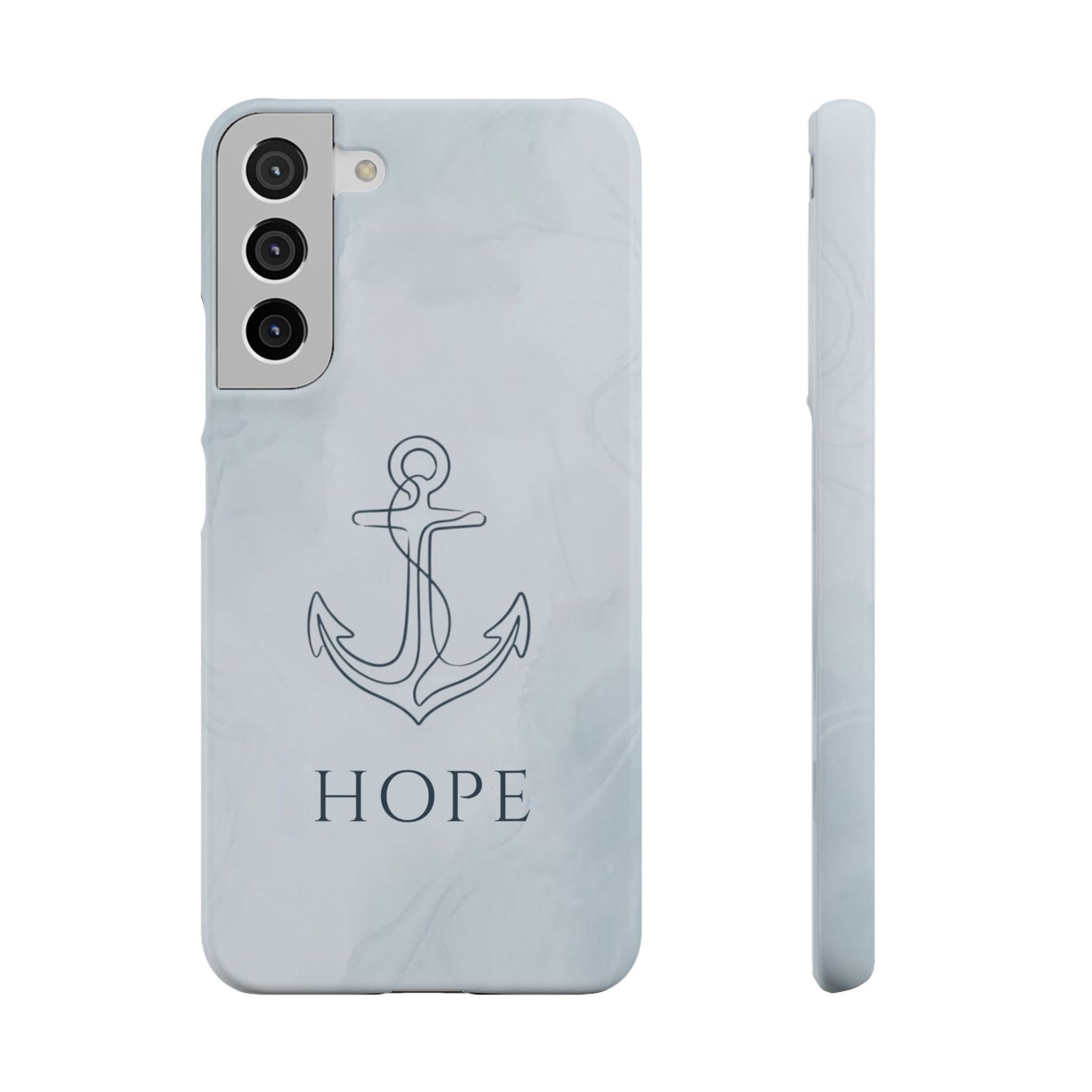 Hope Marble Nautical Snap Case