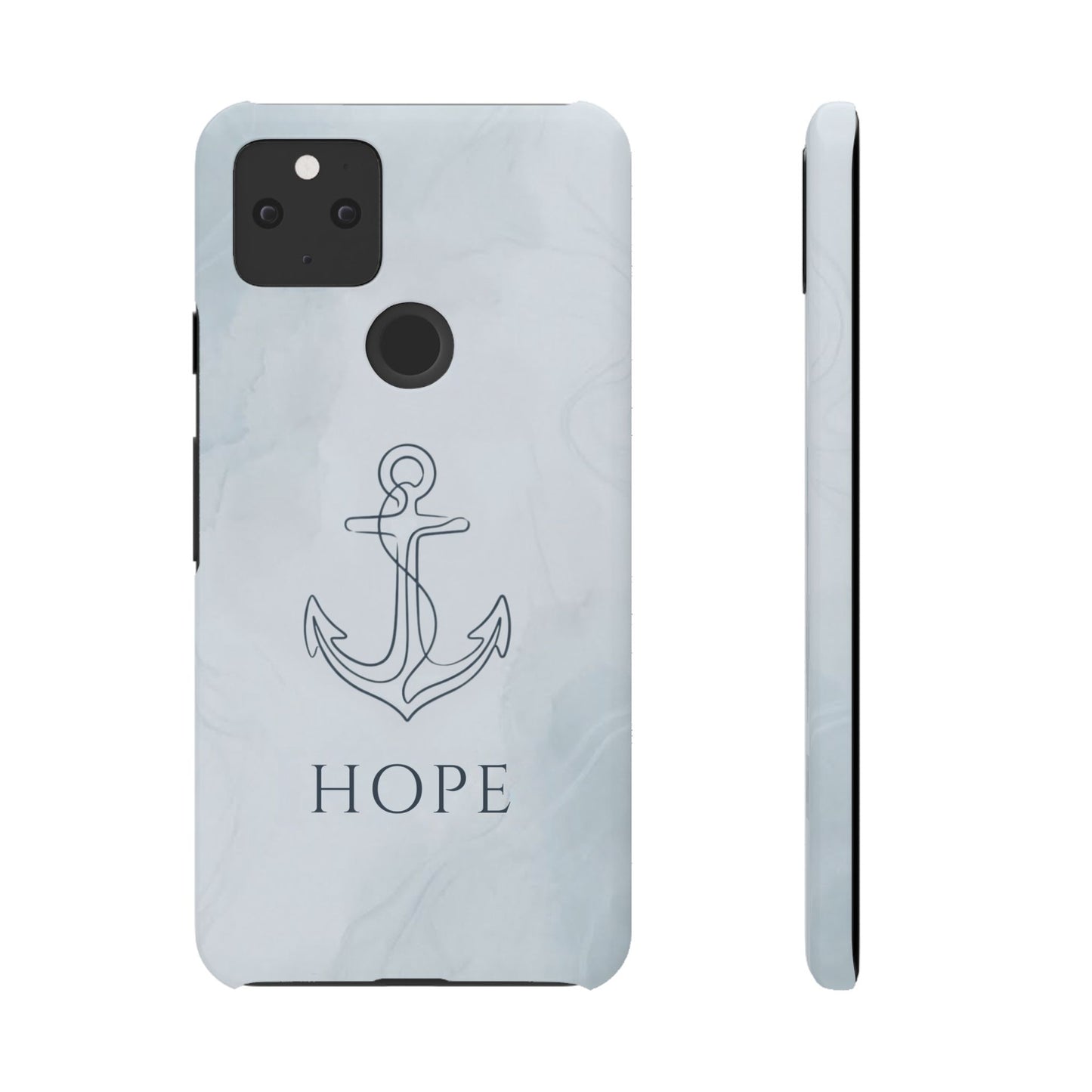 Hope Marble Nautical Snap Case