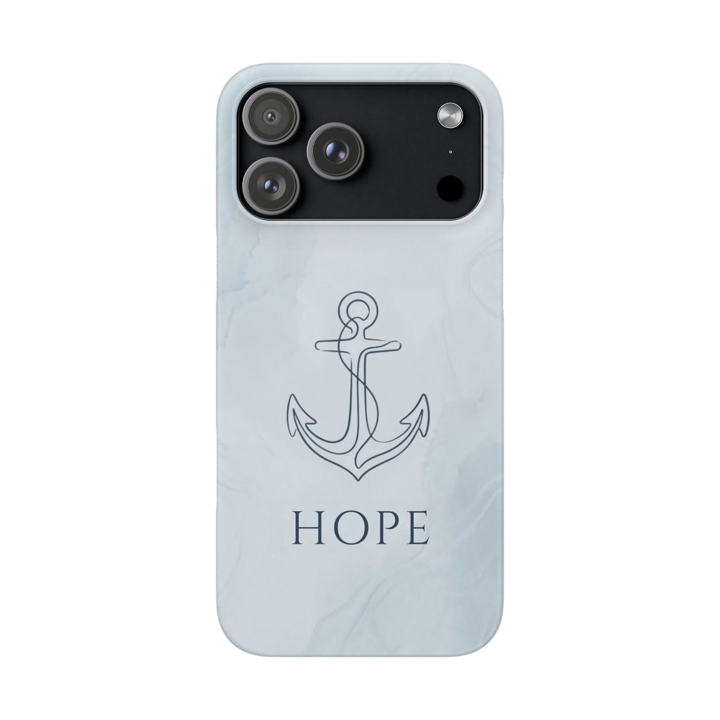Hope Marble Nautical Snap Case