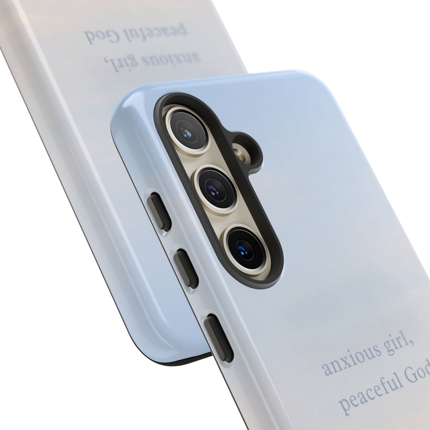 Anxious Girl, Peaceful God Phone Case