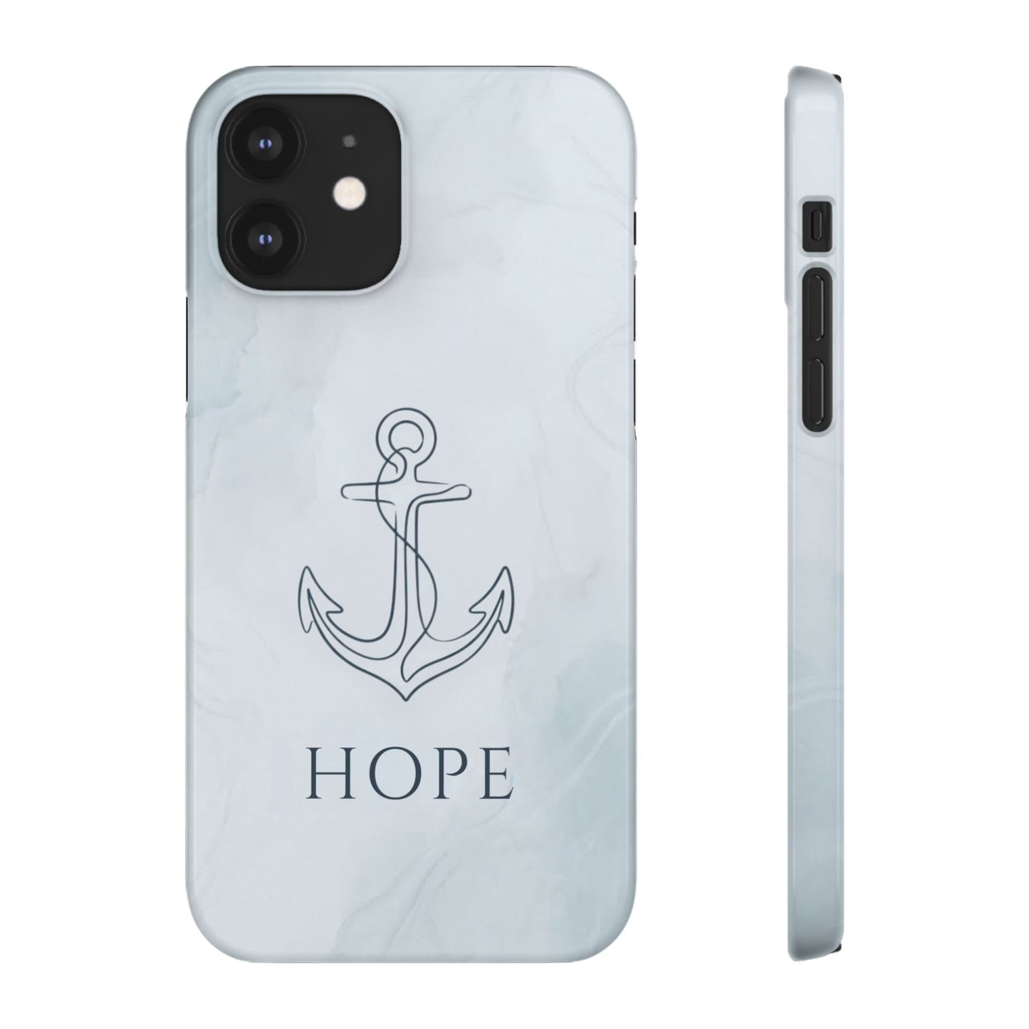 Hope Marble Nautical Snap Case