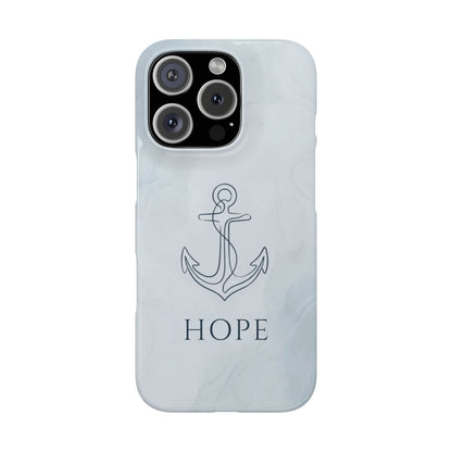 Hope Marble Nautical Snap Case
