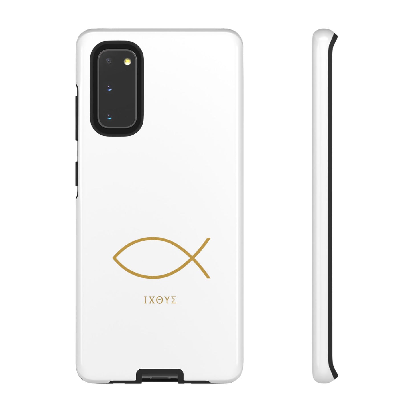 Gold Ichthys Fish Phone Case