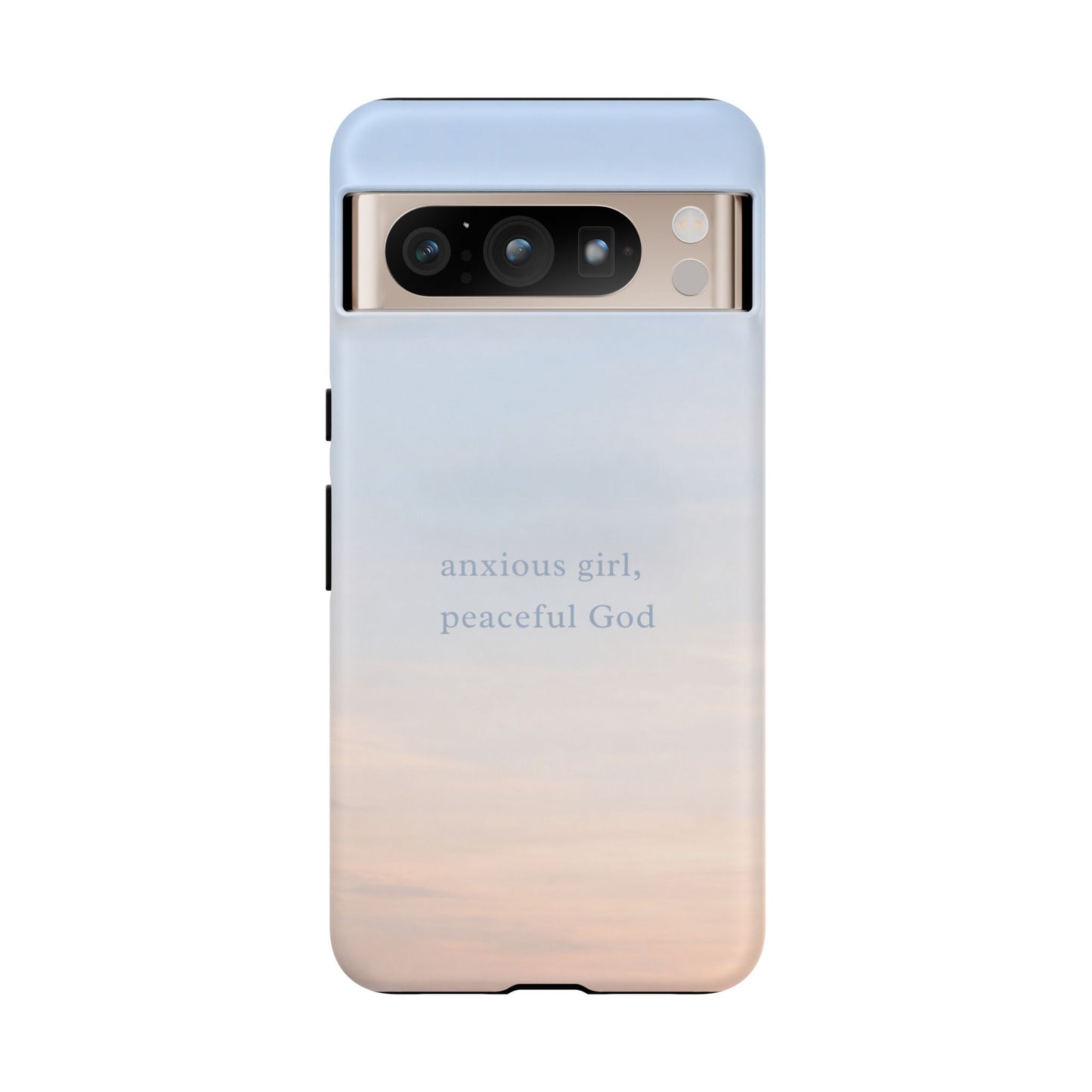 Anxious Girl, Peaceful God Phone Case