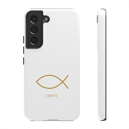 Gold Ichthys Fish Phone Case