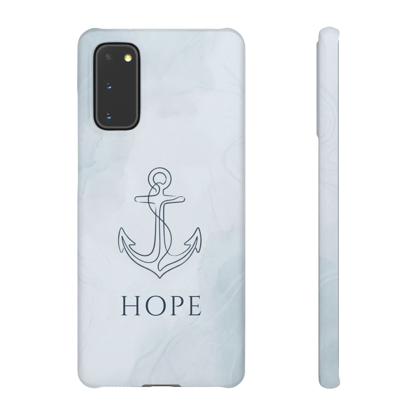 Hope Marble Nautical Snap Case