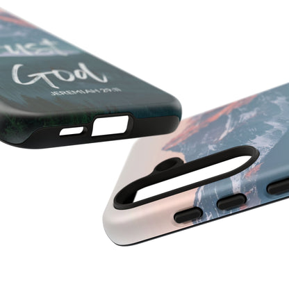 Trust God — Jeremiah 29:11 Mountain