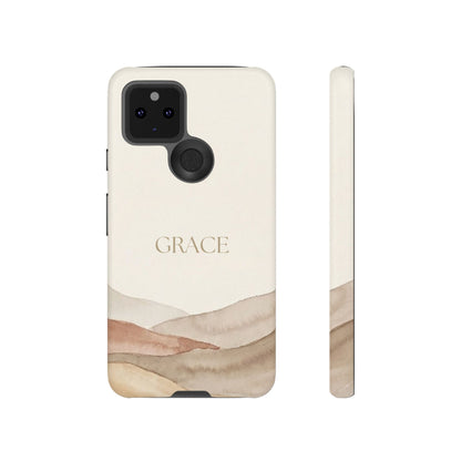 Grace Watercolor Mountains Tough Phone Case