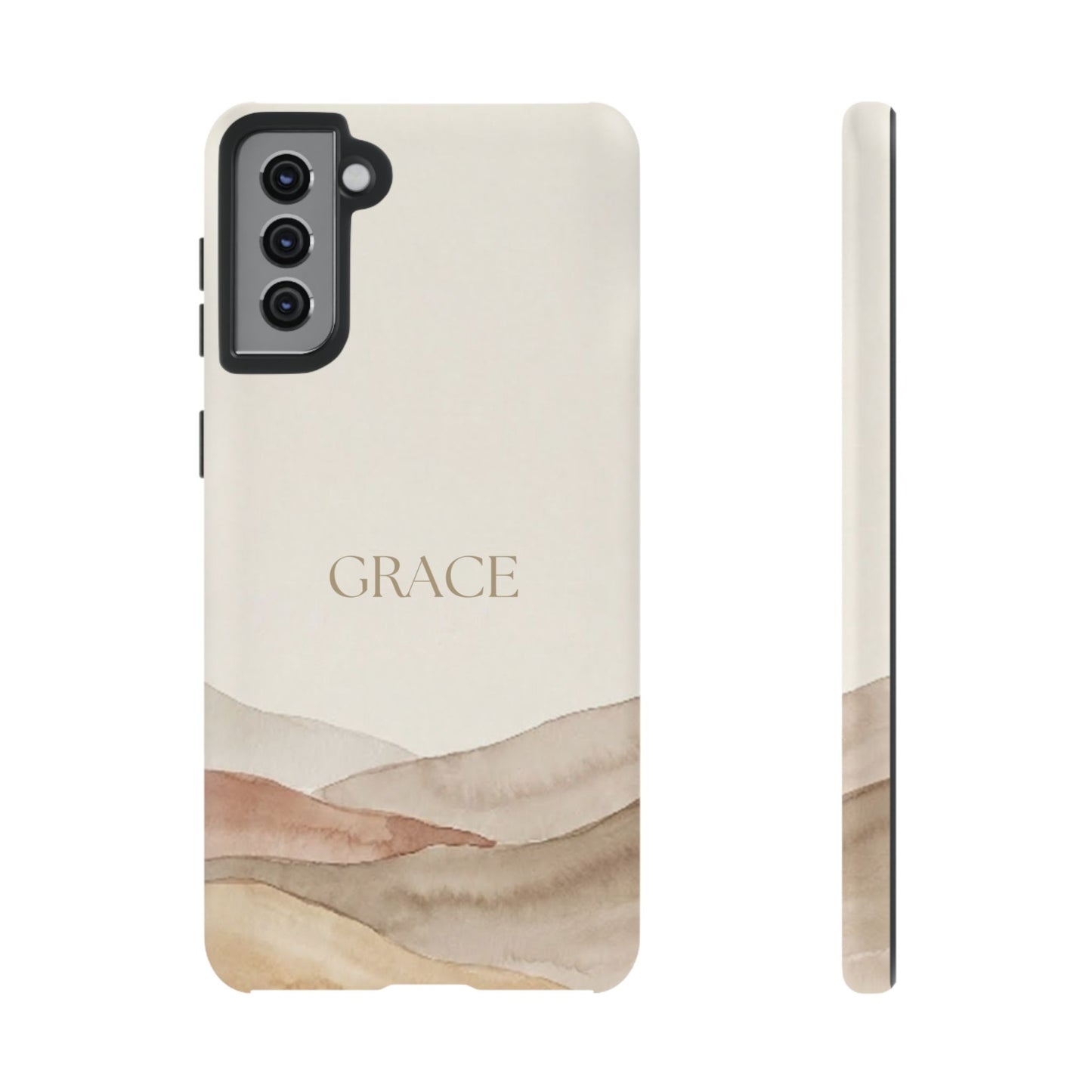Grace Watercolor Mountains Tough Phone Case