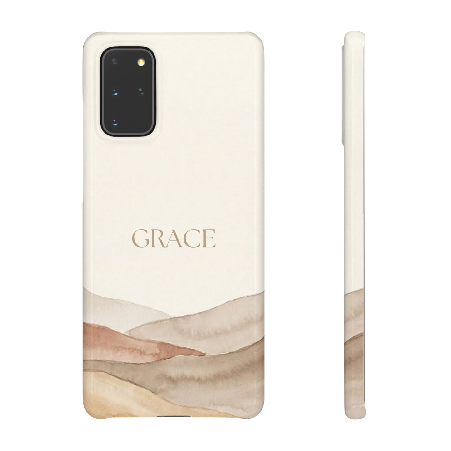 Grace Neutral Watercolour Snap Case